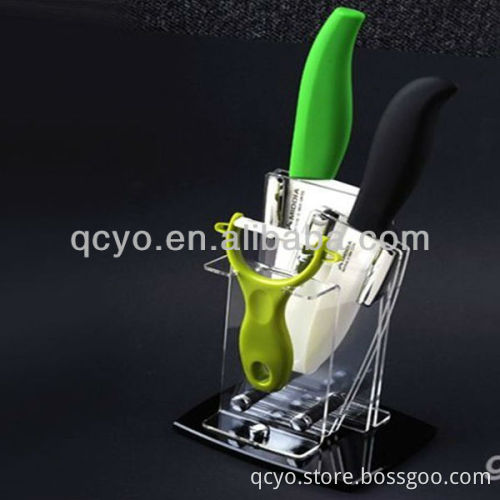 2015 high quality clear acrylic knife stand